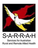 Logo for the Services for Australian Rural and Remote Allied Health